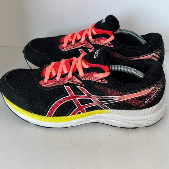ASICS | Women's Gel Excite 6 Running Shoes Black Laser Pink Size 5 - Picture 3 of 8